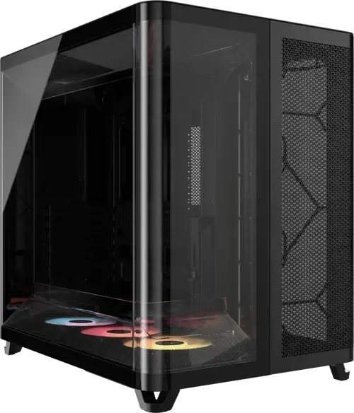 Corsair AIR 5400 RS-R ARGB Black Kabinet Miditower