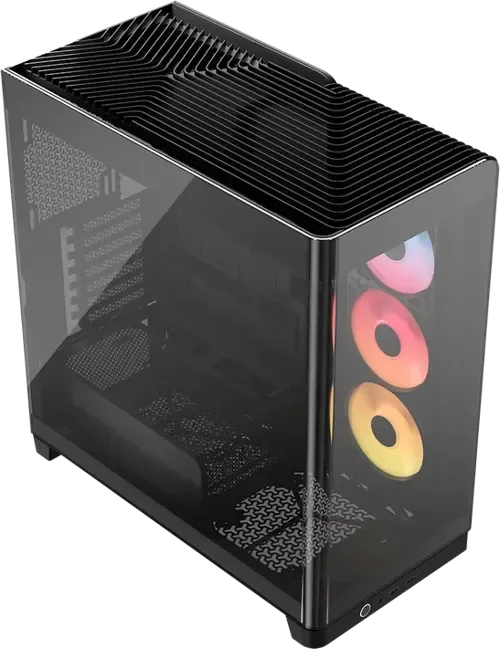 Corsair Frame 4500x Lx-r Rgb Link Panoramic Midi Tower Sort