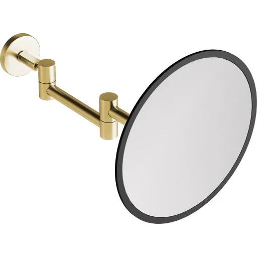 Cosmic Architect SP makeup spejl, Ø20 cm, børstet guld pvd