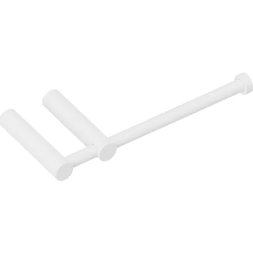 Cosmic Logic toiletrulleholder, mat hvid