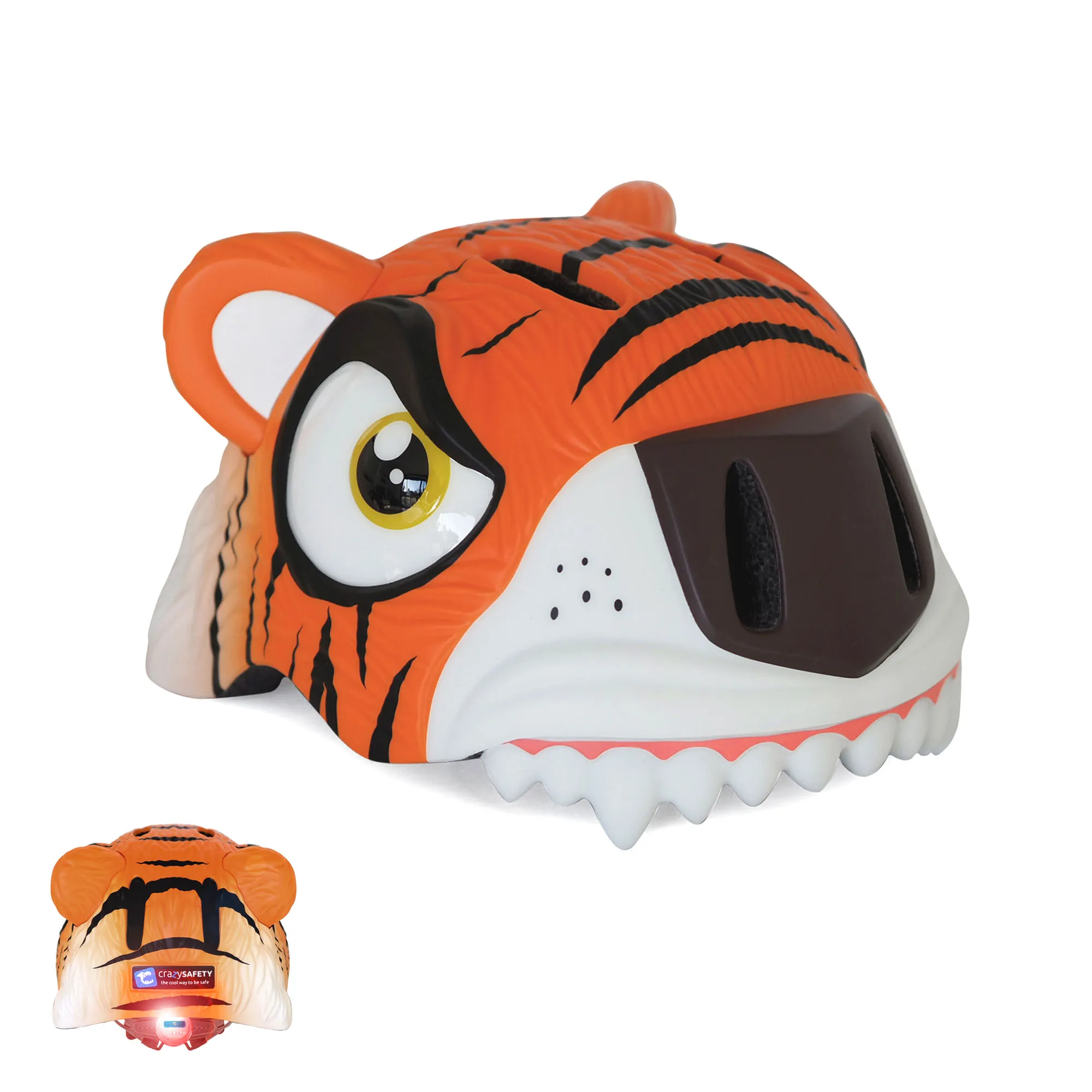 Crazy Safety Cykelhjelm Tiger Orange