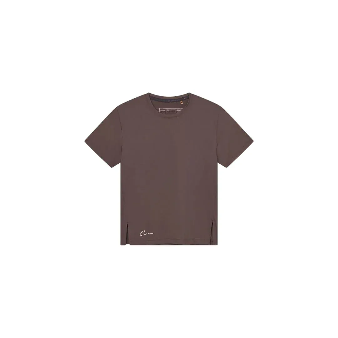 Cuera Oncourt Slit Top SS Women Dark Brown