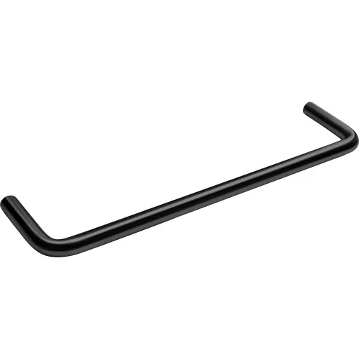 D Line håndklædestang 30 cm børstet sort