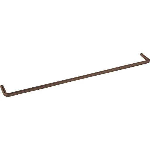 D Line håndklædestang 45 cm børstet bronze