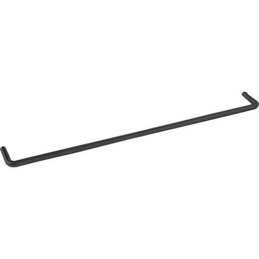 D Line håndklædestang 65 cm børstet sort