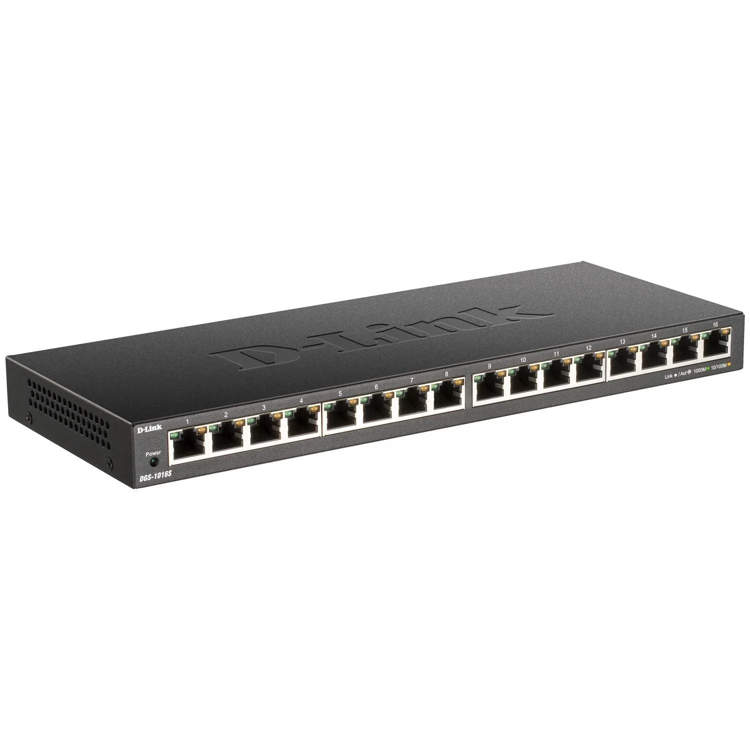 D-Link DGS-1016S 16-ports Gigabit Switch, unmanaged, rackmount