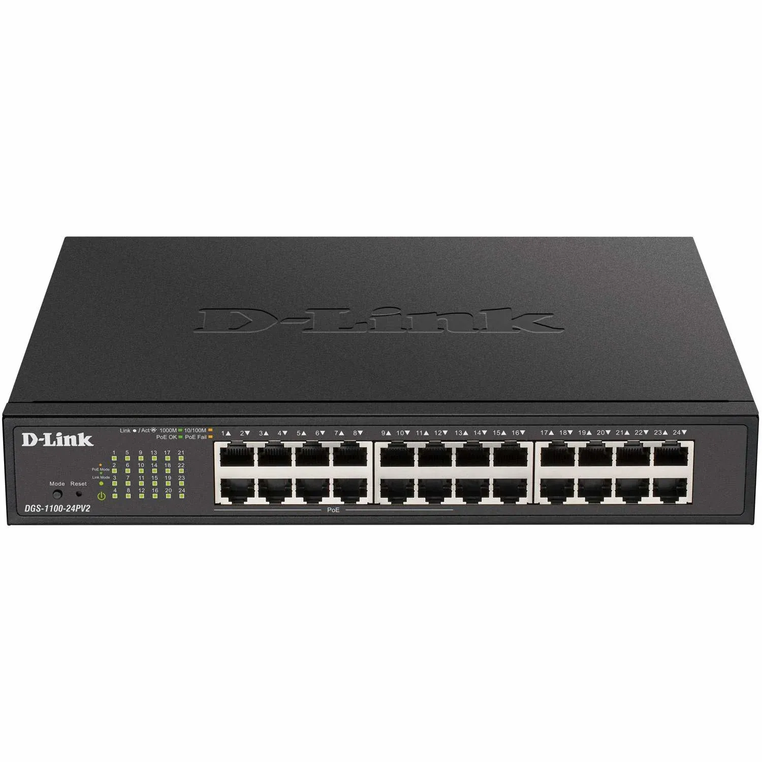 D-Link DGS-1100-24PV2/E 24-Port Gigabit PoE Smart Managed Switch