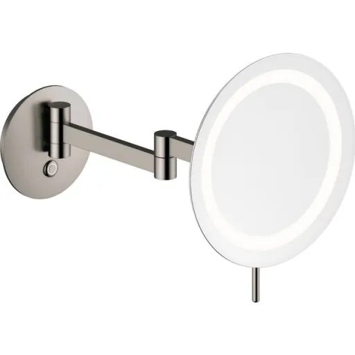 Damixa Zen makeupspejl Ø23 cm børstet sort krom