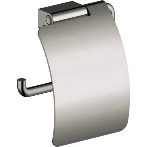 Damixa Zen toiletrulleholder, børstet sort krom