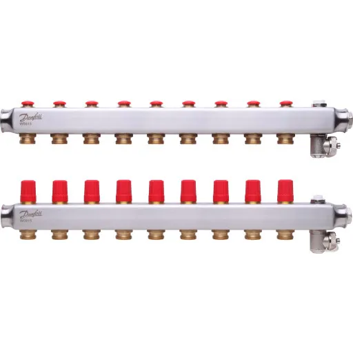 Danfoss SSM gulvvarme manifold 9 kredse