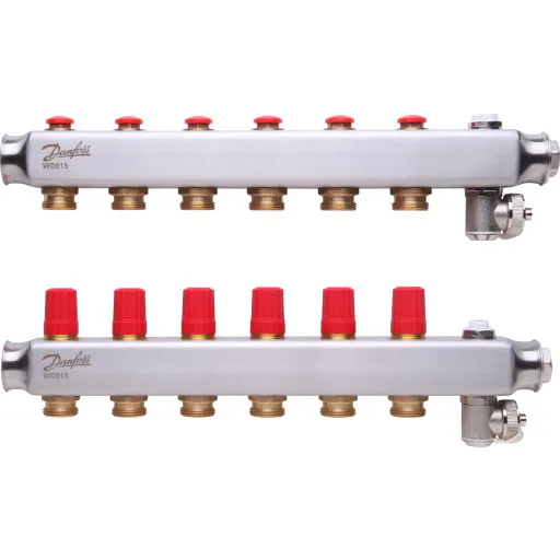 Danfoss SSM gulvvarmemanifold 6+6