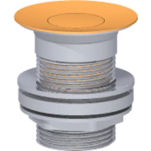 Dansani Calidris bundventil, push-open, messing