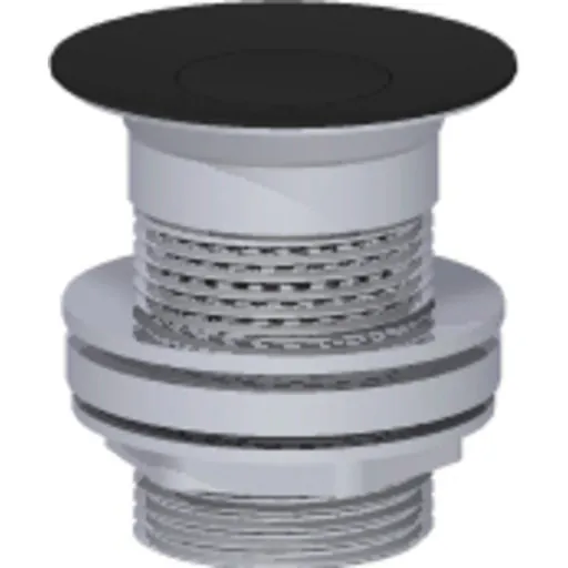 Dansani Calidris bundventil, push-open, sort
