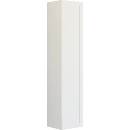 Dansani Luna højskab, 40x176 cm, venstre, mat hvid