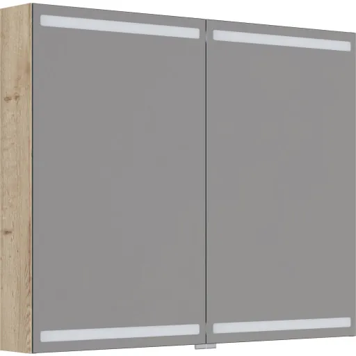 Dansani Luna Level spejlskab 80x100 cm eg