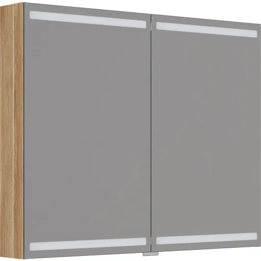 Dansani Luna Level spejlskab 80x100 cm eg