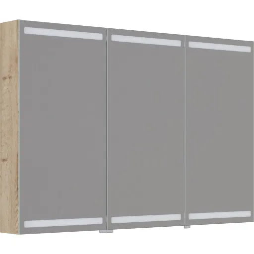 Dansani Luna Level spejlskab 80x120 cm eg