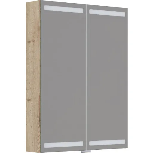 Dansani Luna Level spejlskab 80x60 cm eg