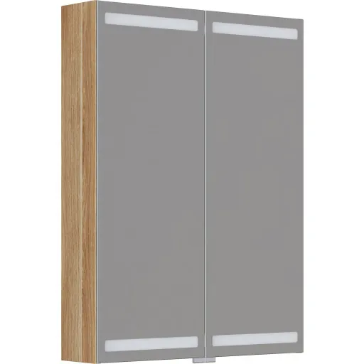 Dansani Luna Level spejlskab 80x60 cm eg
