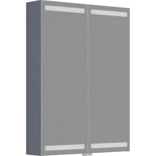 Dansani Luna Level spejlskab 80x60 cm mat grå