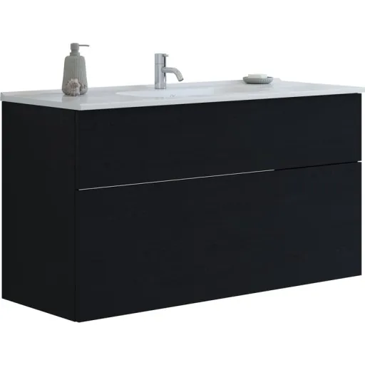Dansani Luna møbelpakke 121x45,5 cm sort eg