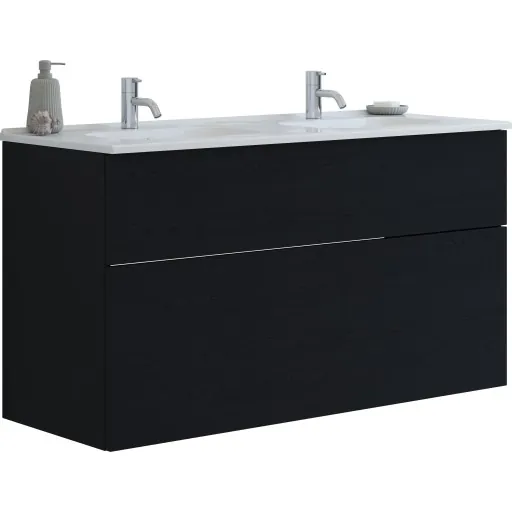Dansani Luna møbelpakke 121x45,5 cm sort eg