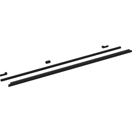 Dansani Match gulvprofilkit, niche, mat sort