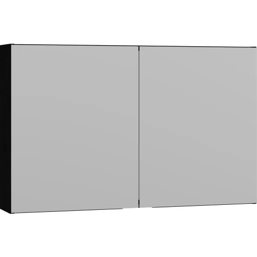Dansani Mido+ Select spejlskab 100x64 cm sort