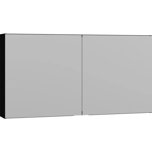 Dansani Mido+ Select spejlskab 120x64 cm sort