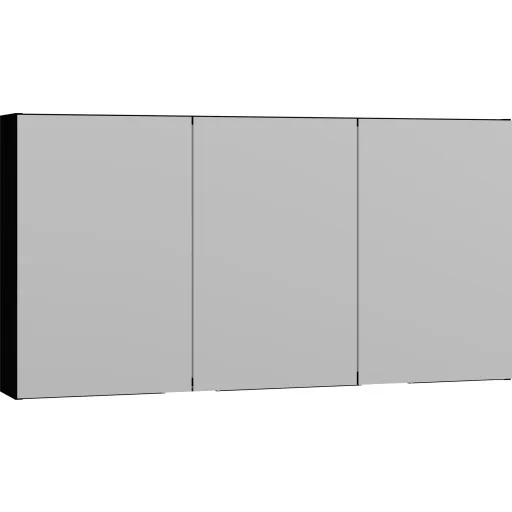 Dansani Mido+ Select spejlskab 120x64 cm sort