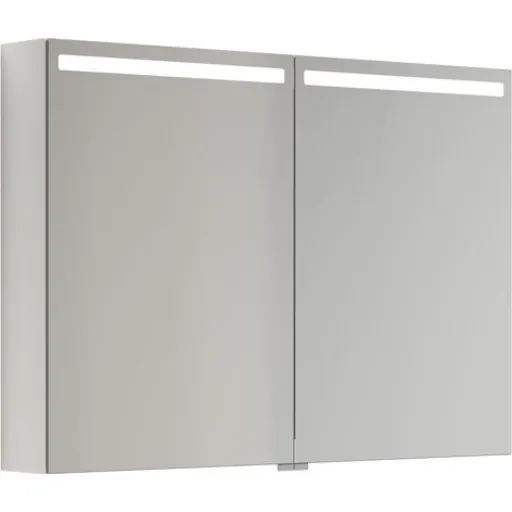 Dansani Mido+ Top spejlskab 100x70 cm hvid højglans