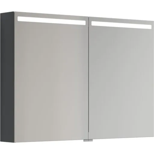 Dansani Mido+ Top spejlskab 100x70 cm mat grå