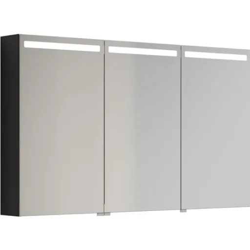 Dansani Mido+ Top spejlskab 120x70 cm sort