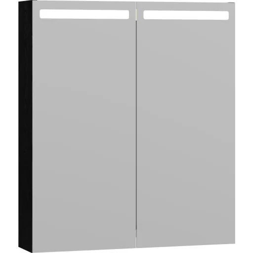 Dansani Mido+ Top spejlskab 60x70 cm sort