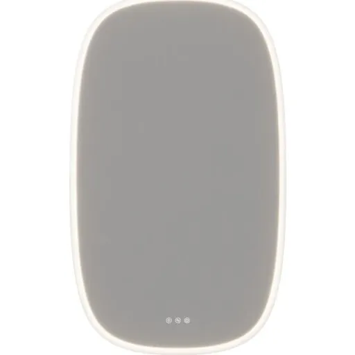 Dansani Squircle spejl med lys 100x60 cm