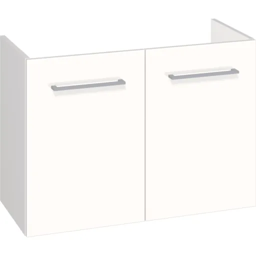 Dansani underskab, hvid højglans, 80 cm