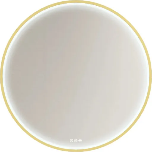 Dansani You Moon spejl Ø90 cm messing
