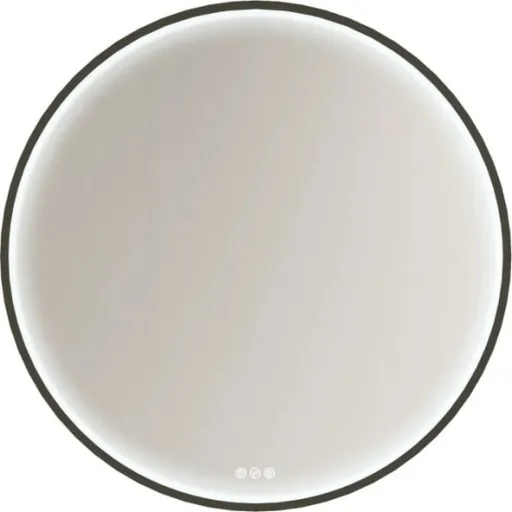Dansani You Moon spejl Ø90 cm sort