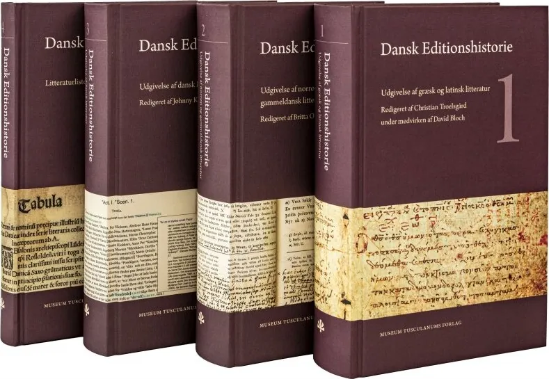 Dansk Editionshistorie Bind 1-4 Britta Olrik Frederiksen