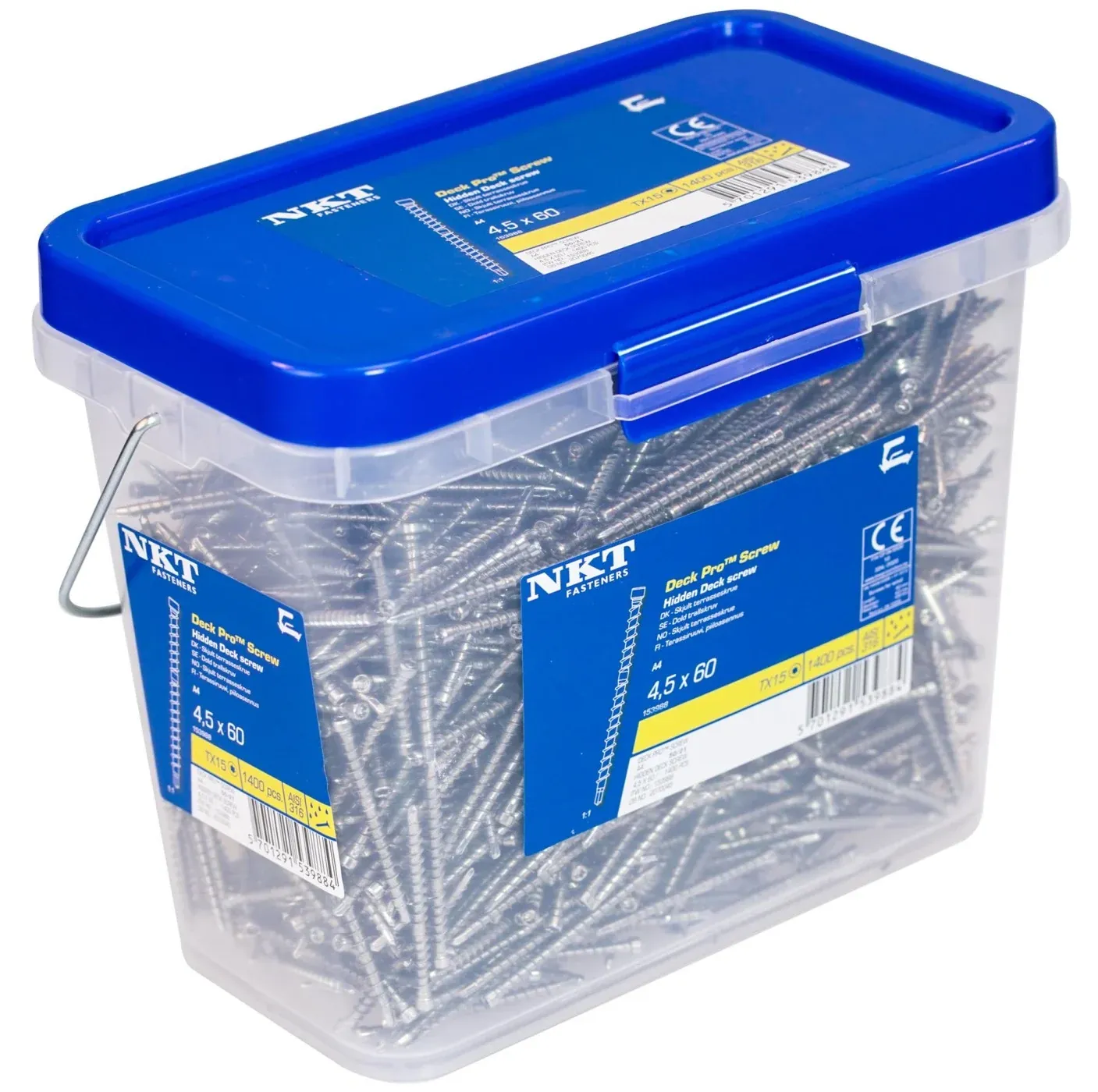 DECK PRO skjult terrasseskrue A4 4,5 x 60