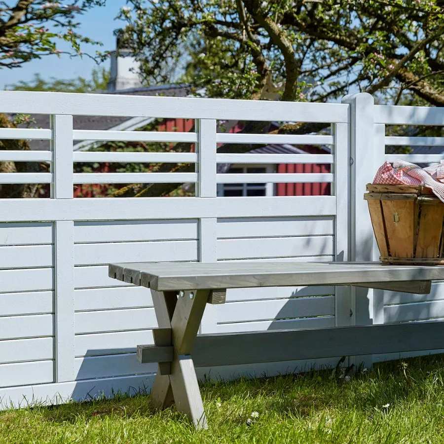 Decora Hegn 180x95 cm Hvid