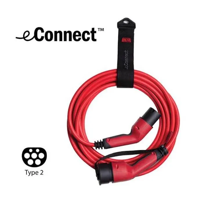 DEFA eConnect ladekabel 711306