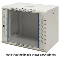 Deltaco 19" Wall Cabinet 6U