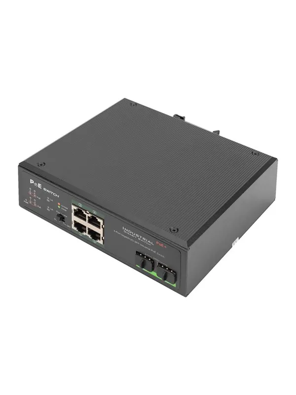 Digitus Industriel 6-ports Gigabit PoE-switch