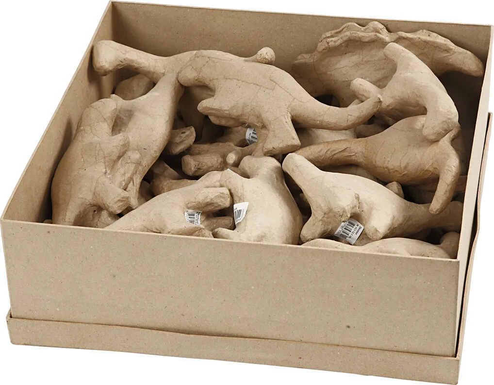 Dinosaur Figurer Papmaché