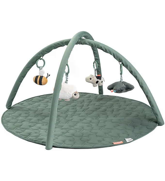 Done By Deer Aktivitetstæppe Tiny Farm Grøn