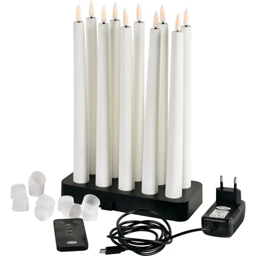Duni genopladelige LED kronelys