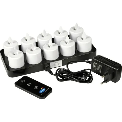 Duni Moving Flame genopladelige LED lys