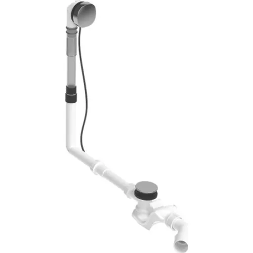 Duravit af- og overløbssæt, 85 cm, krom