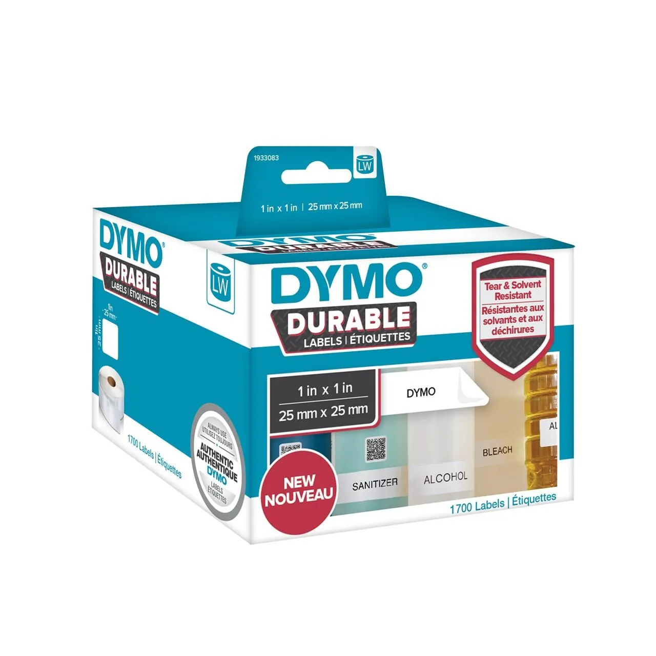 Dymo Durable Etiketter 25x25mm
